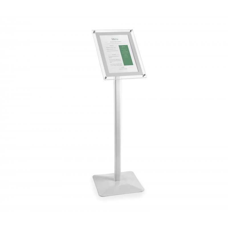 Atril porta menu acrilico A4. Lacor 39424