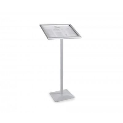 Atril porta menu aluminio A3. Lacor 39433
