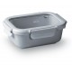 Recipiente rectangular ceram grey 400ML. Lacor 64630