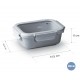 Recipiente rectangular ceram grey 400ML. Lacor 64630
