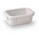 Recipiente rectangular ceram cream 400ML. Lacor 64650