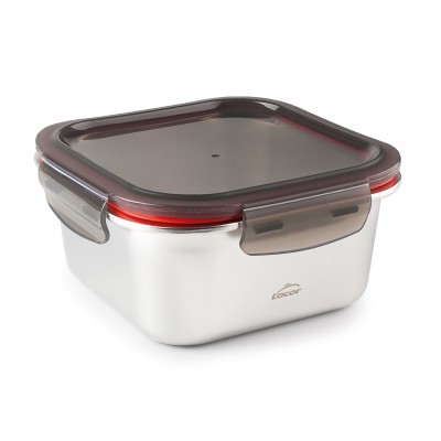 Recipiente cuadrado ecoinox 640ML. Lacor 64613