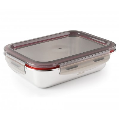 Recipiente rectangular ecoinox 820ML. Lacor 64619