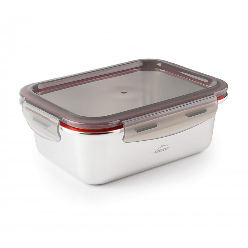 Recipiente rectangular ecoinox 260ML. Lacor 64622