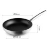 Sartén garinox 24 cm adara. Lacor 14594