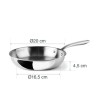 Sarten trichef 20CM. Lacor 60850