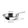 Sarten trichef 24CM. Lacor 60854