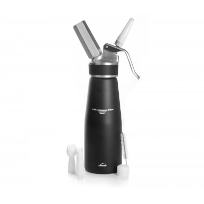 Sifón crema aluminio 10 lts black. Lacor 68605