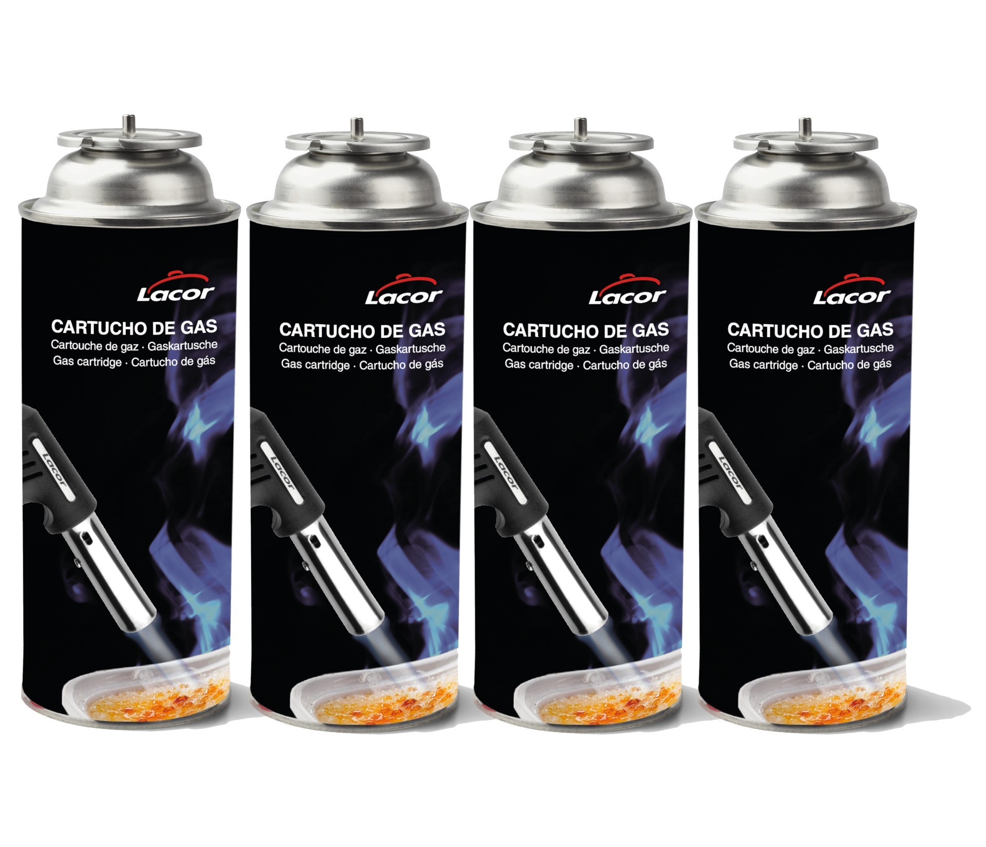 Set DE 4 cartuchos DE gas. Lacor 68947