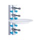 Soporte portaplatos pared - 12 platos. Lacor 66557