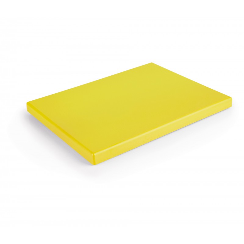 Tabla corte polietile amarillo 60x40x2cm. Lacor 60604