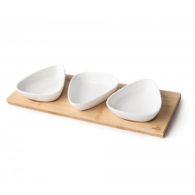 Bandeja 3 cuencos drop. Lacor 61241