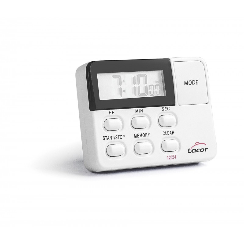 Reloj DE cocina magnetico con avisador. Lacor 60802