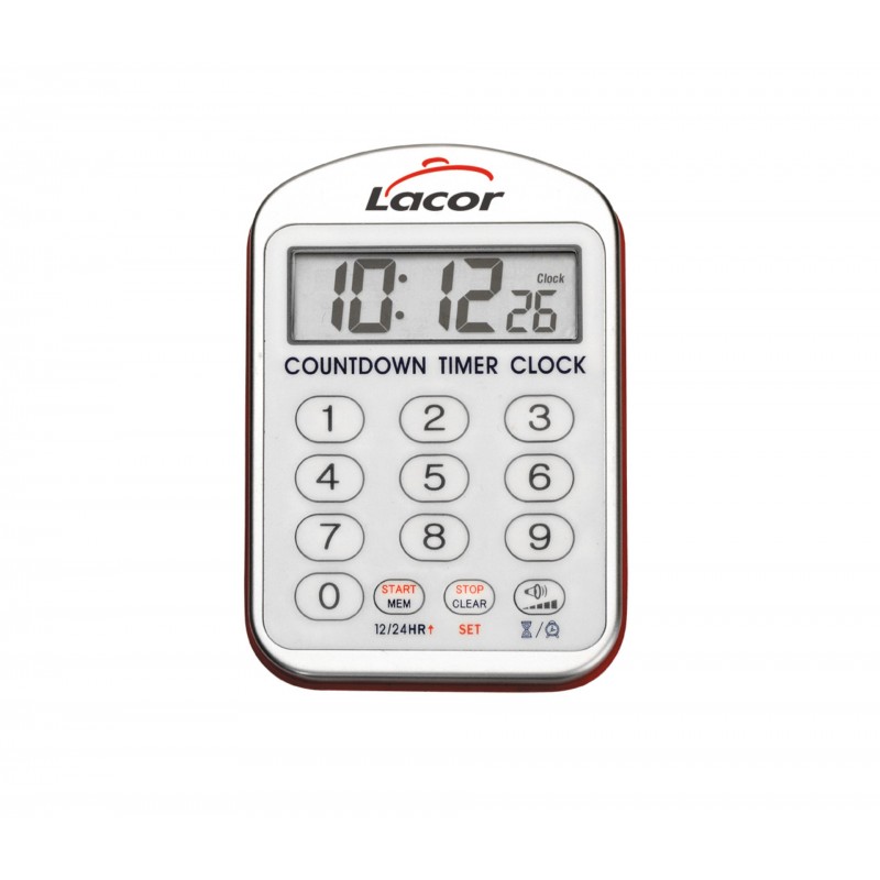 Reloj DE cocina con alarma. Lacor 60804