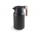 Jarra-termo wood black 1L. Lacor 62598