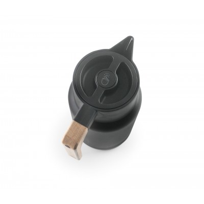 Jarra-termo wood black 1L. Lacor 62598