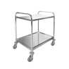 Carro servicio desmontable 2 bandejas 80. Lacor 66249