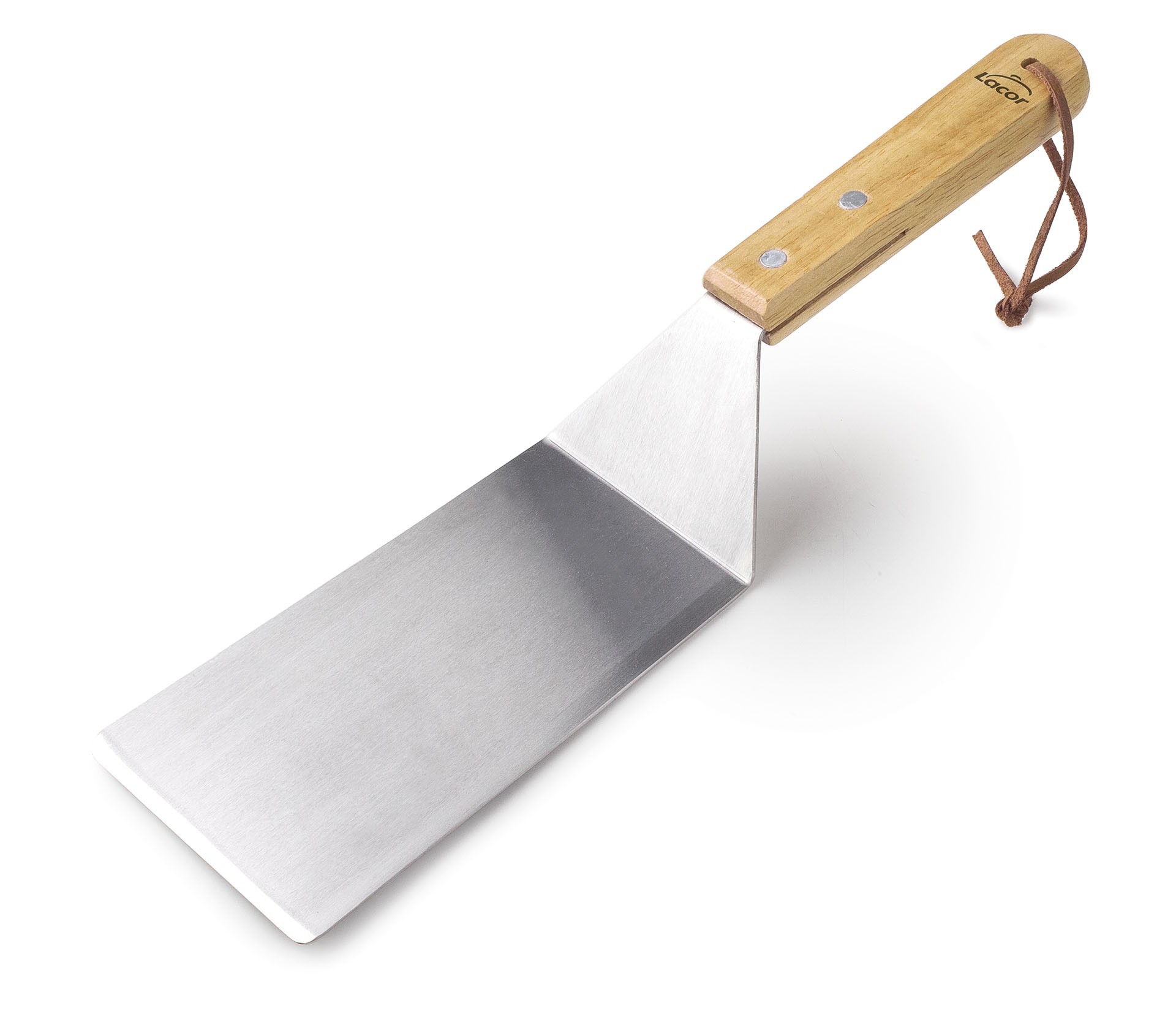 Espátula acodada larga bbq nordic. Lacor 60269