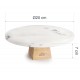 Porta tartas marmol 20CM. Lacor 63590