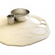Caja 9 cortapastas rdos. rizados inox.. Lacor 68070
