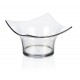 Bol cuadrado degustare transparen (6pcs). Lacor 60782