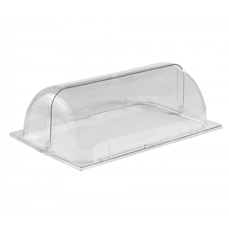 Tapa roll top policarbonato GN 1/1. Lacor 66907P