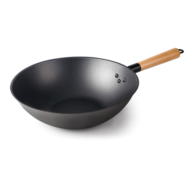 Wok rustic antiadherente D28 cm. Lacor 66128
