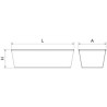 Molde para laminar tartas 26/28 cms.