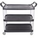 Carro de servicio baldas de plastico : CARROS PLASTICO - 1.020x500x960 mm