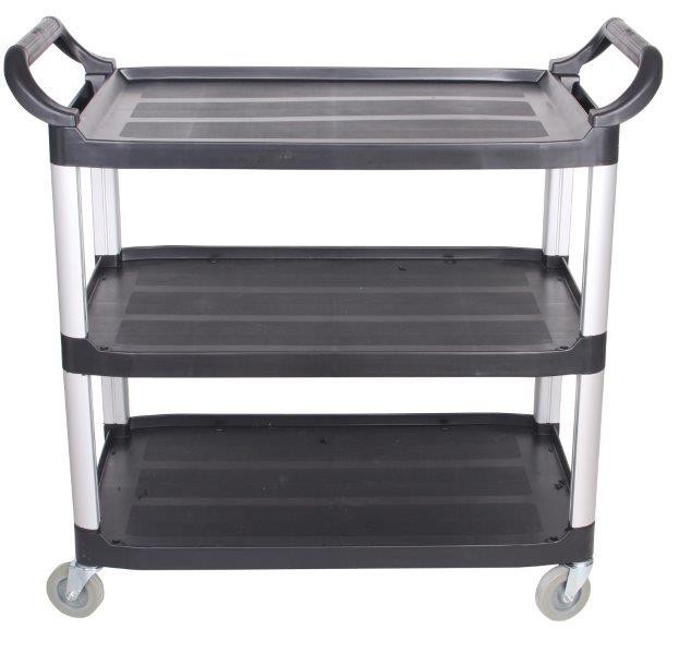 Carro de servicio baldas de plastico : CARROS PLASTICO - 1.020x500x960 mm