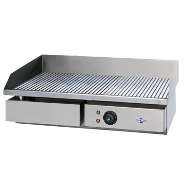 Plancha eléctrica acero laminado y rectificada : Planchas dosilet - PLE-550 RANURADA