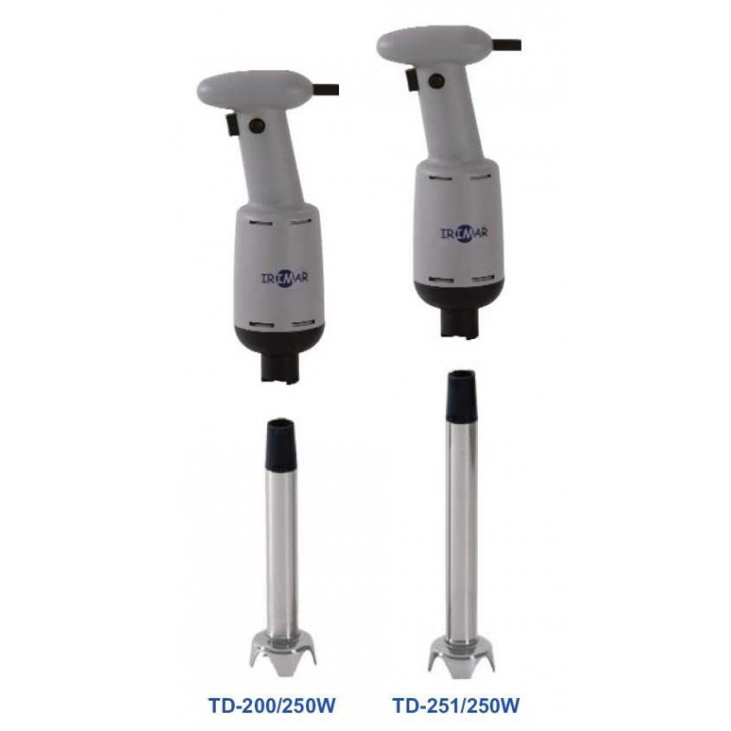 Triturador irimar td brazo desmontable : ELECTROP. desmontables - 250 watios / 200 mm