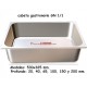 Cubeta gn 1/1 inox. 18/10 : CUBETAS GN. PROFUNDO - 20 mm