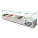 Vitrina refrig. para pizza y ensalada : VITRINAS INGREDIENTES. IRIMAR - 5 bandejas GN 1/4 - 150 mm