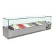 Vitrina refrig. para pizza y ensalada : VITRINAS INGREDIENTES. IRIMAR - 8 bandejas GN 1/3 - 150 mm