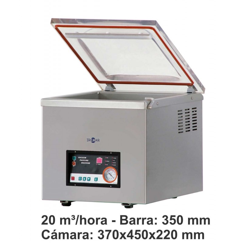 Envasadora vacio evt : ENVASADORAS CAMPANA - 350 mm - 20 m³/h