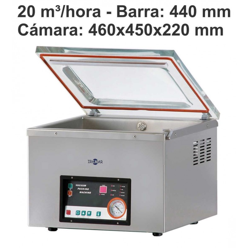 Envasadora vacio evt : ENVASADORAS CAMPANA - 440 mm - 20 m³/h