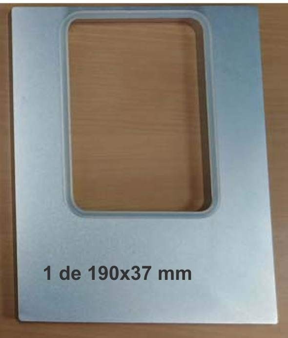 Moldes para termoselladoras modelo TS-180 : termoselladoras. MOLDES - Molde TS-180. 1 barqueta 190x137 mm. Ancho bobina 145 mm