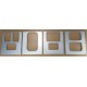 Moldes para termoselladoras modelo TS-220 : termoselladoras. MOLDES - Molde TS-220. 1 barqueta GS1/4. Ancho bobina 162 mm
