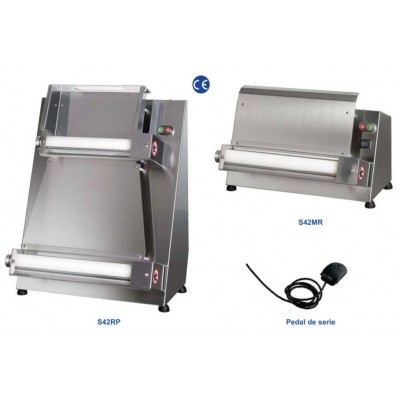 Formadoras de base de pizza con pedal : Modelo - Un rodillo