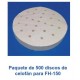 Paquete 500 discos celofán para hamburgesera : CELOFAN HAMBURGESA - Redondo 130 mm Ø