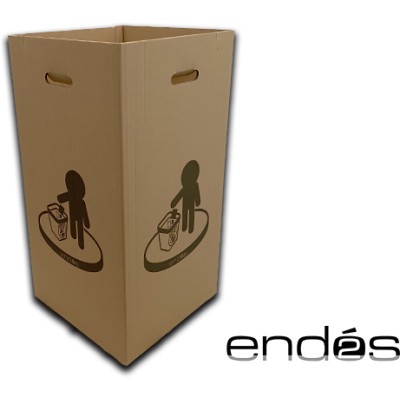 Papelera de cartón para eventos 70 L