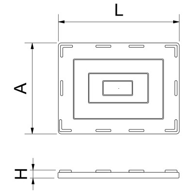 Tapa para carro de manutención 481070