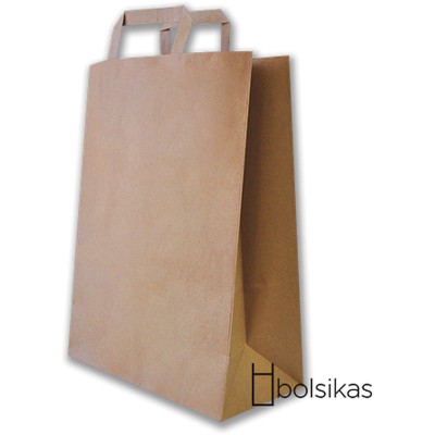 Bolsa papel asa rizadas tamaño m. Modelo: BPA007