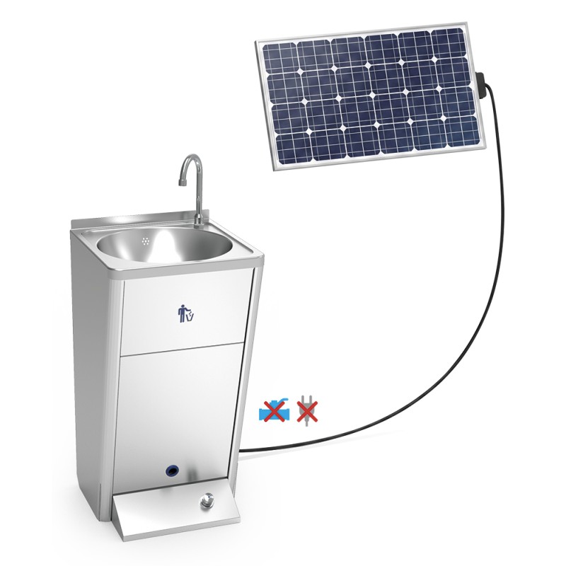 Lavamanos autónomo solar con batería FRI061490