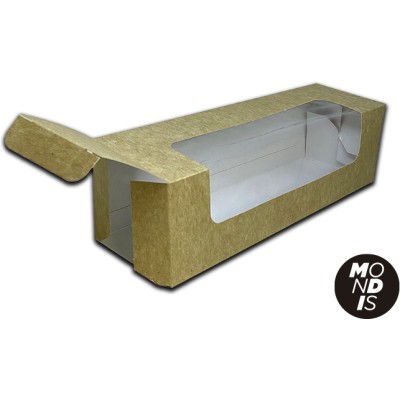 Caja para bocadillo con ventana MONDIS