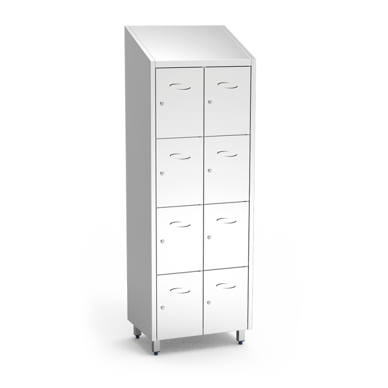 Taquilla Casillero Inox 8 Compartimentos