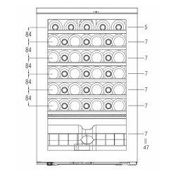 Vinoteca La Réserve RWC148FN1 (47 botellas)