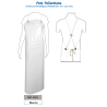 Peto de Poliuretano Blanco Impermeable 87x115 cm | Ref. 2013