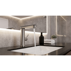 Grifo Eléctrico Inox con Calentador Instantáneo